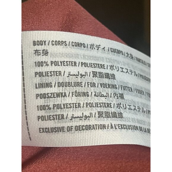 Abercrombie Kid Skirt Pink 15 Wrap Satiny Chic Preppy Classic Retro Boho Hippie - Picture 6 of 7